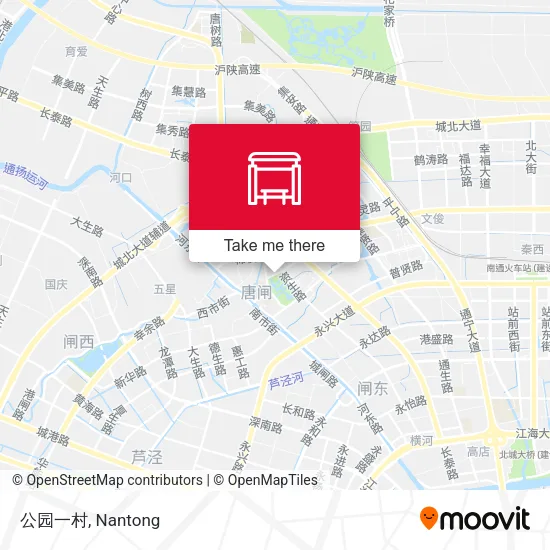 公园一村 map