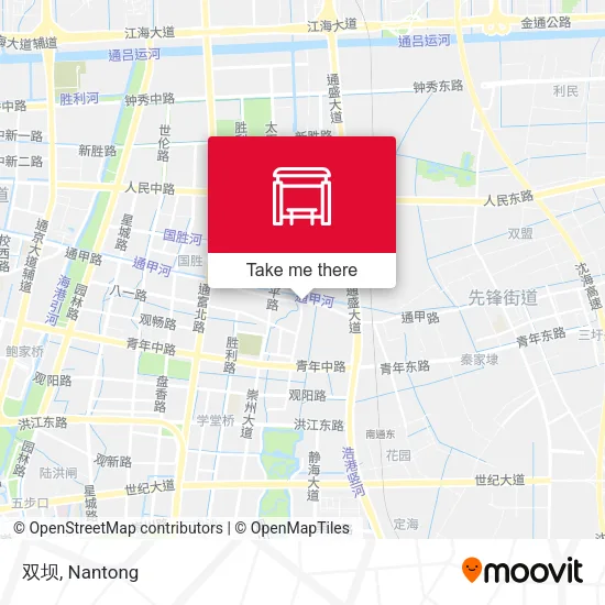 双坝 map