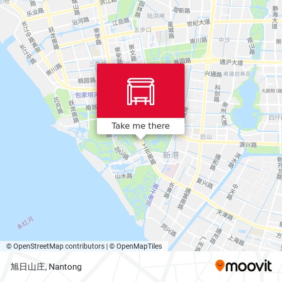 旭日山庄 map