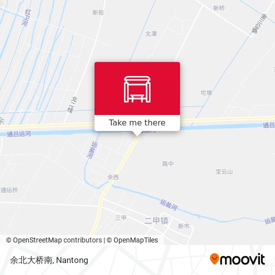 余北大桥南 map