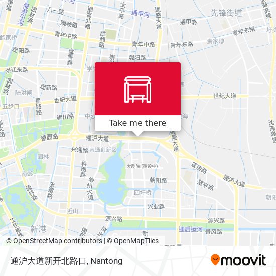 通沪大道新开北路口 map