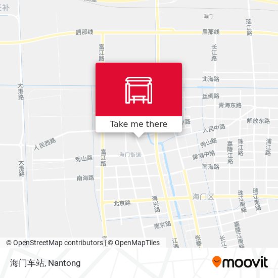 海门车站 map