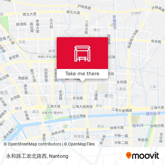 永和路工农北路西 map