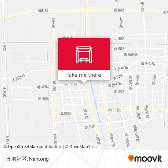 五港社区 map