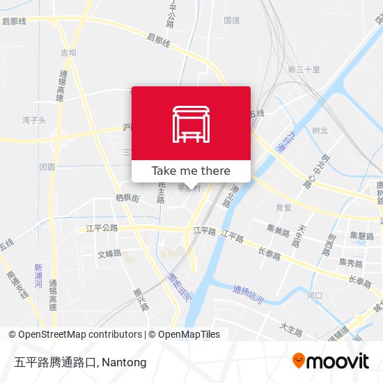 五平路腾通路口 map