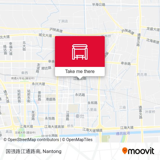 国强路江通路南 map