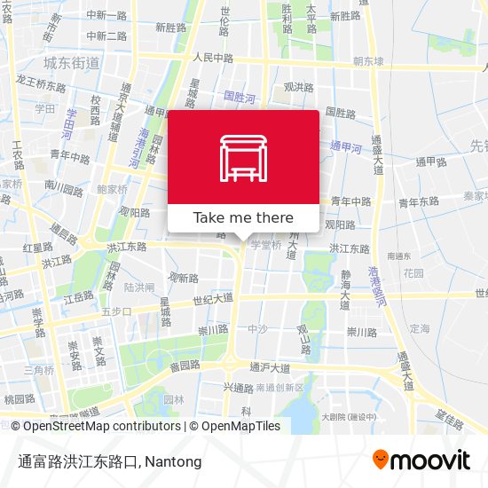 通富路洪江东路口 map