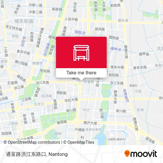 通富路洪江东路口 map
