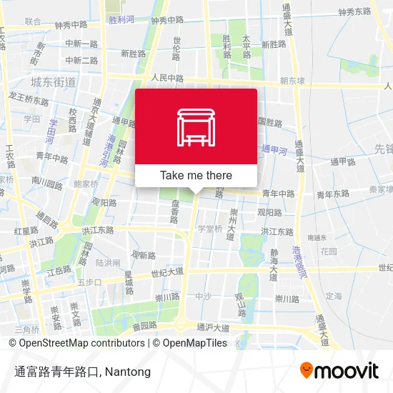 通富路青年路口 map