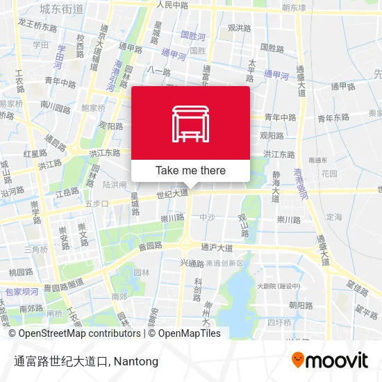 通富路世纪大道口 map