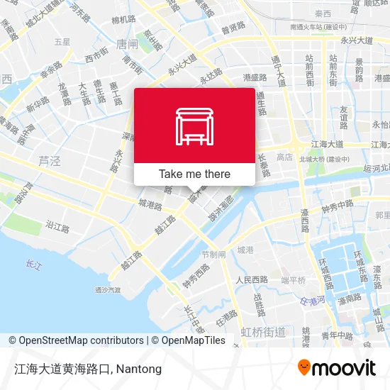 江海大道黄海路口 map