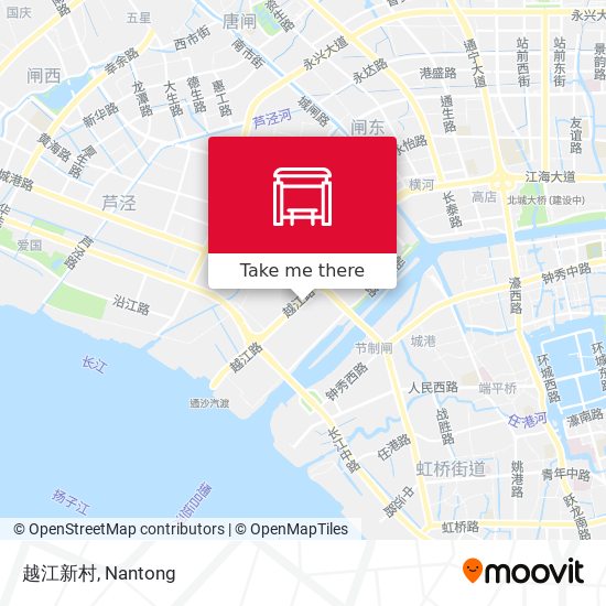 越江新村 map