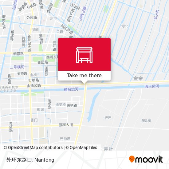 外环东路口 map