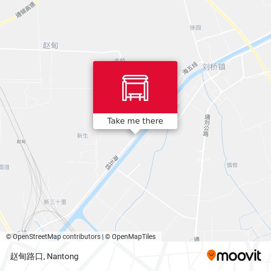 赵甸路口 map