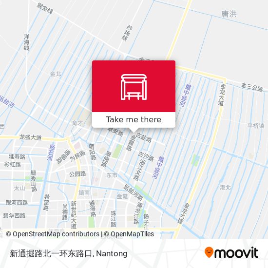 新通掘路北一环东路口 map