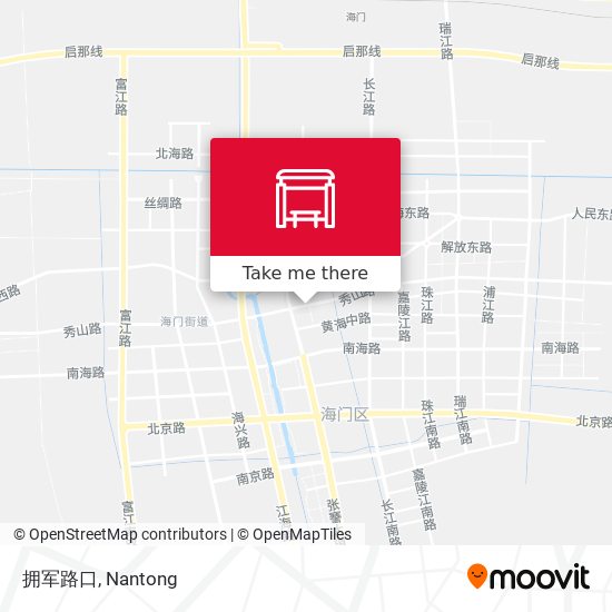 拥军路口 map