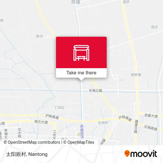 太阳殿村 map