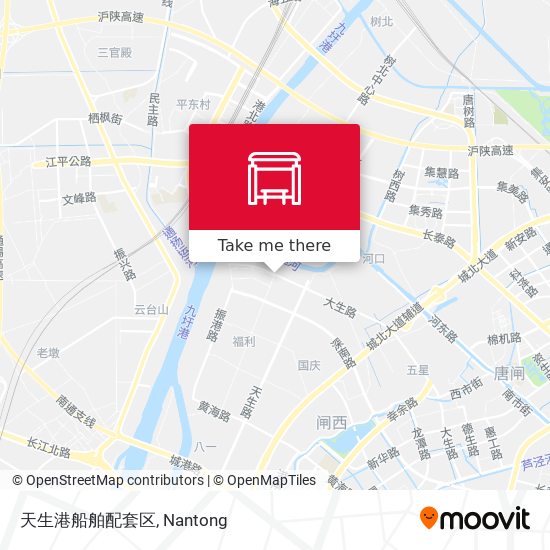天生港船舶配套区 map