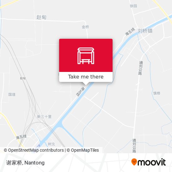 谢家桥 map
