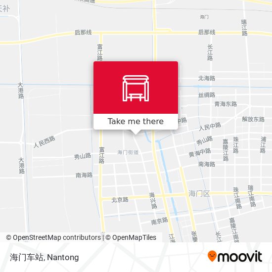海门车站 map