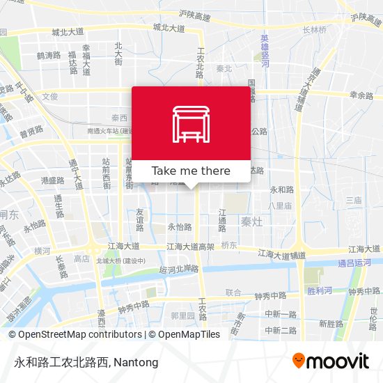 永和路工农北路西 map