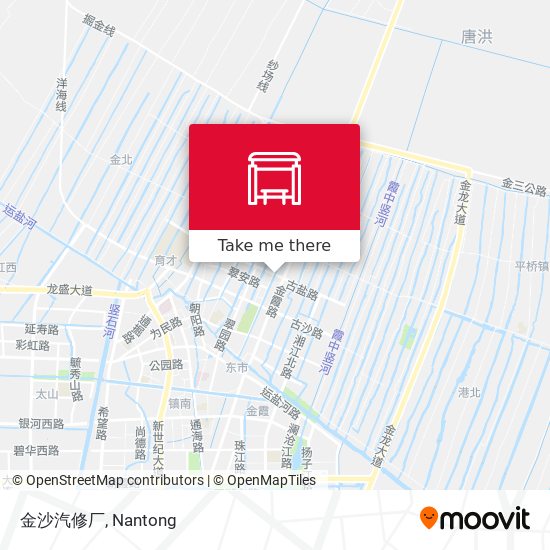 金沙汽修厂 map