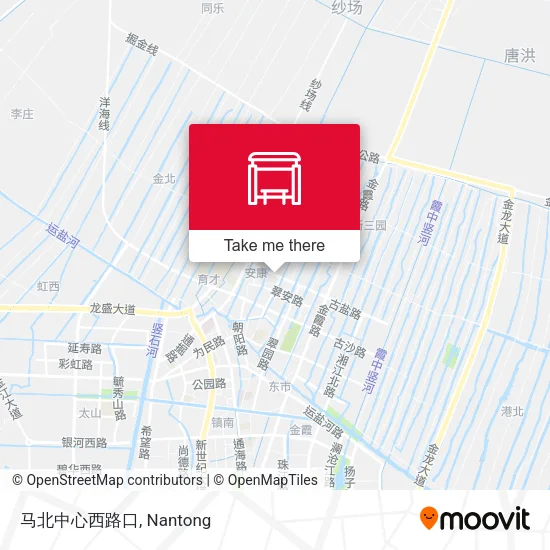 马北中心西路口 map
