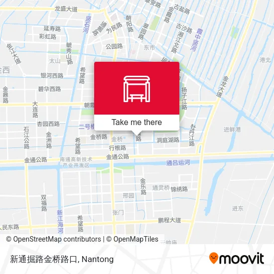新通掘路金桥路口 map
