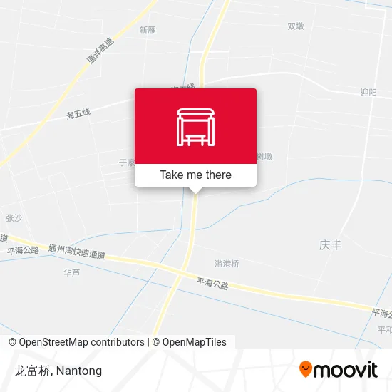 龙富桥 map
