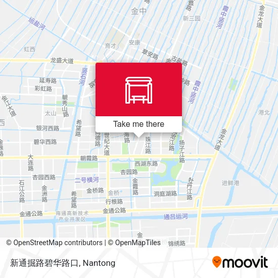 新通掘路碧华路口 map