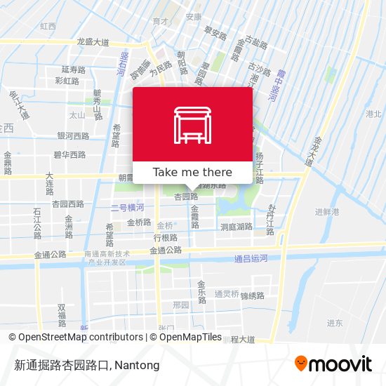 新通掘路杏园路口 map