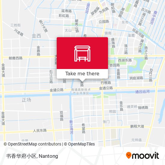 书香华府小区 map