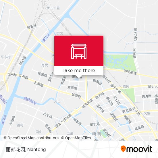 丽都花园 map