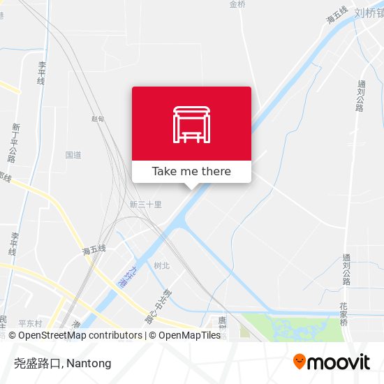 尧盛路口 map