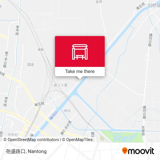 尧盛路口 map