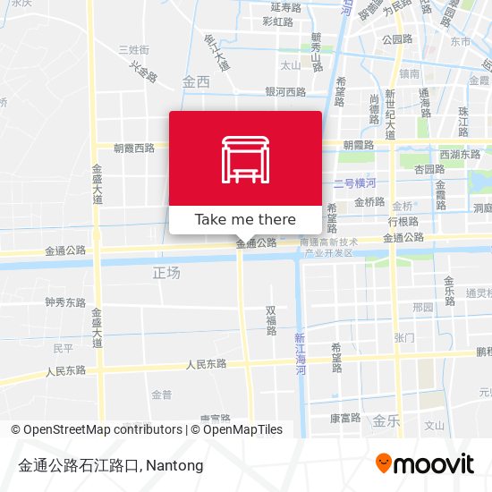 金通公路石江路口 map