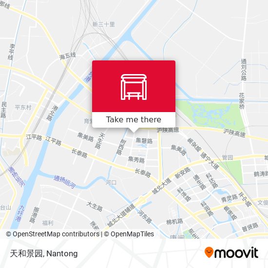天和景园 map