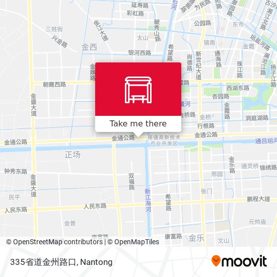 335省道金州路口 map
