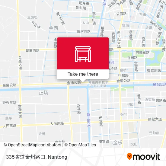 335省道金州路口 map