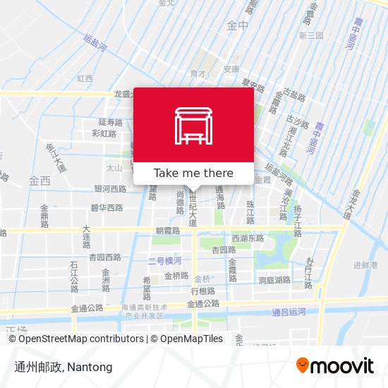 通州邮政 map