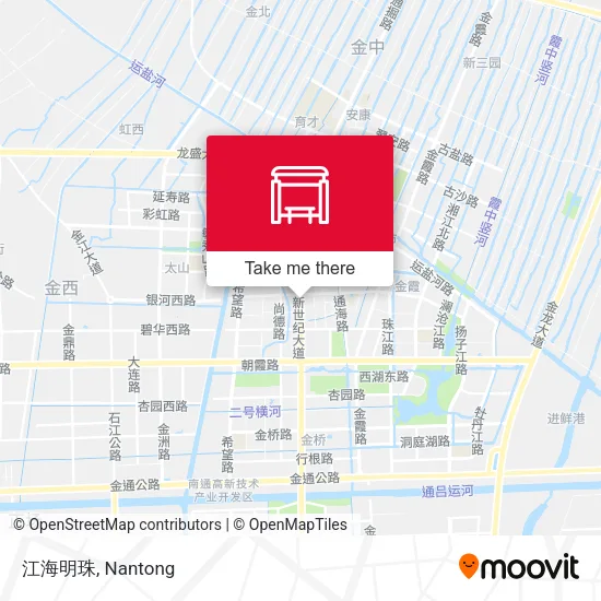 江海明珠 map