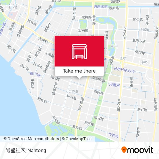 通盛社区 map