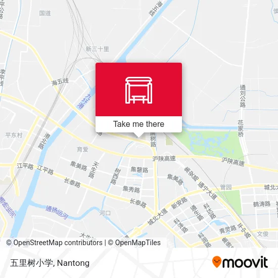 五里树小学 map