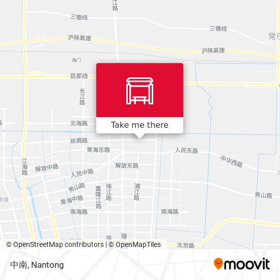 中南 map