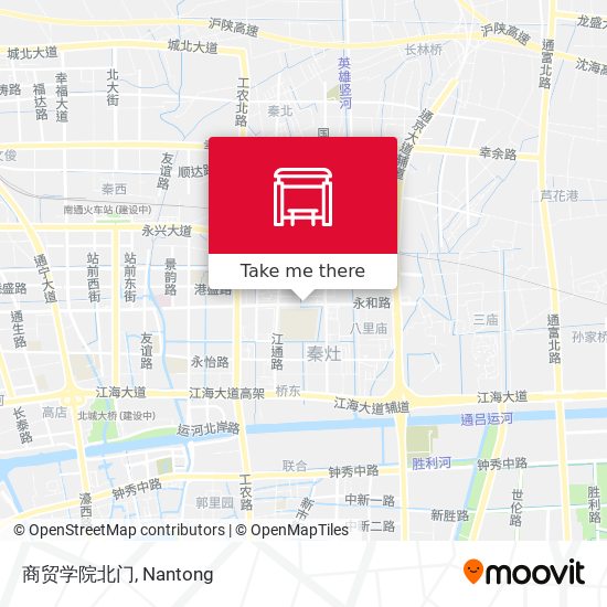 商贸学院北门 map