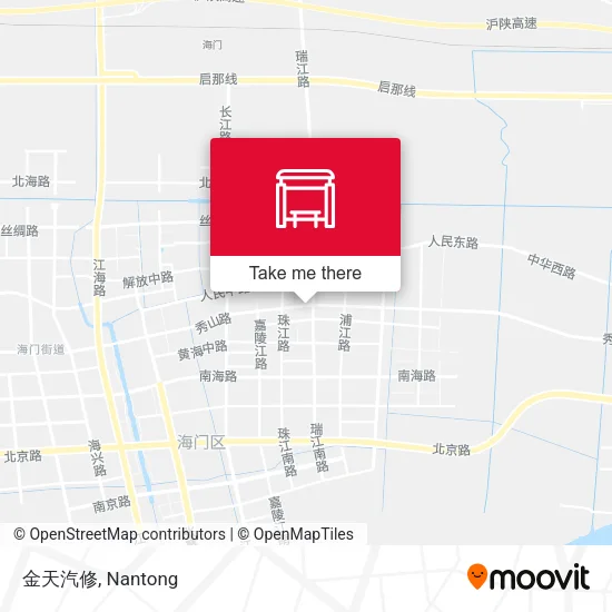 金天汽修 map