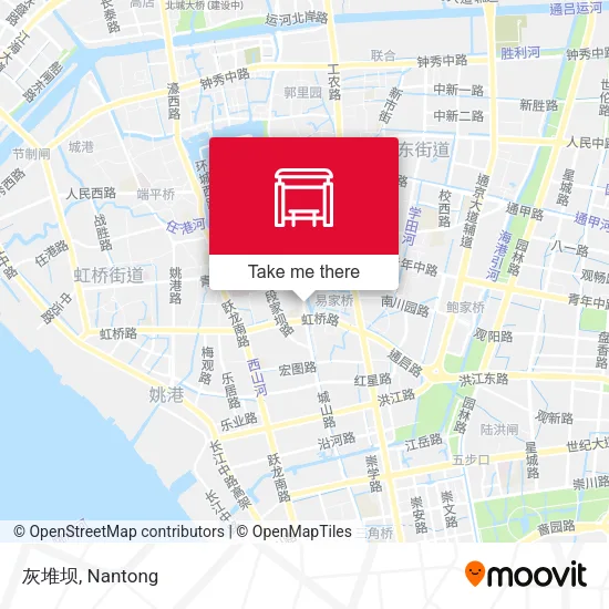灰堆坝 map