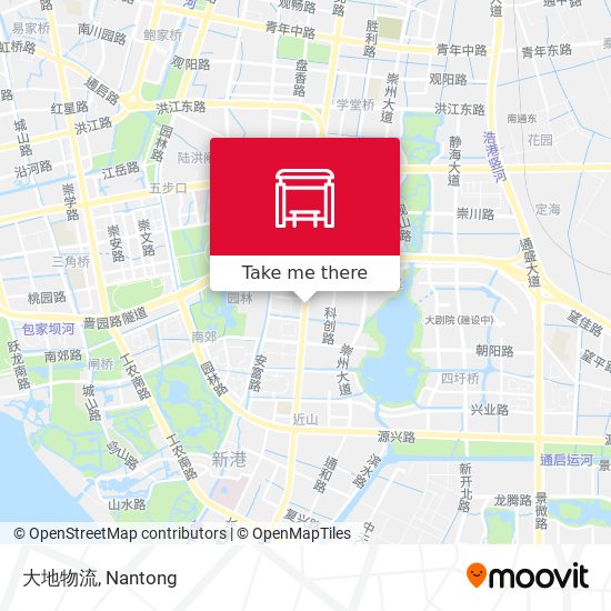 大地物流 map
