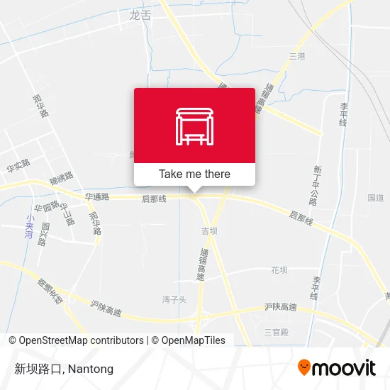 新坝路口 map