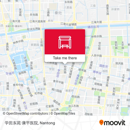 学田东苑·康平医院 map